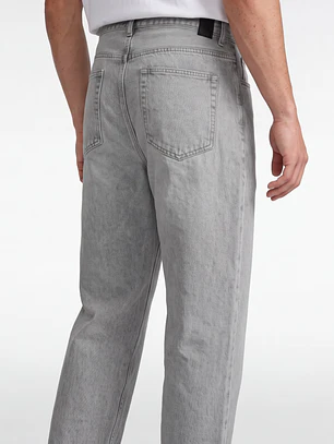 Jeans Baggy Hombre Gris