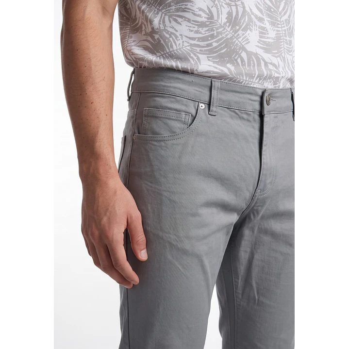 Jeans Slim Hombre Gris 4