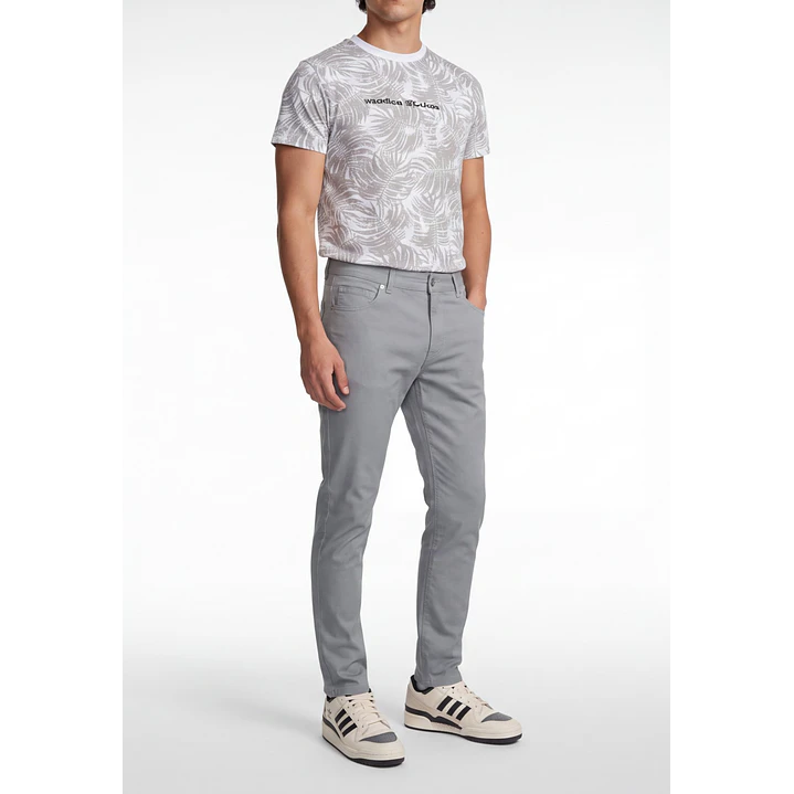 Jeans Slim Hombre Gris 1