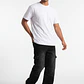 Jeans Procesado Cargo Hombre Negro - Miniatura 3