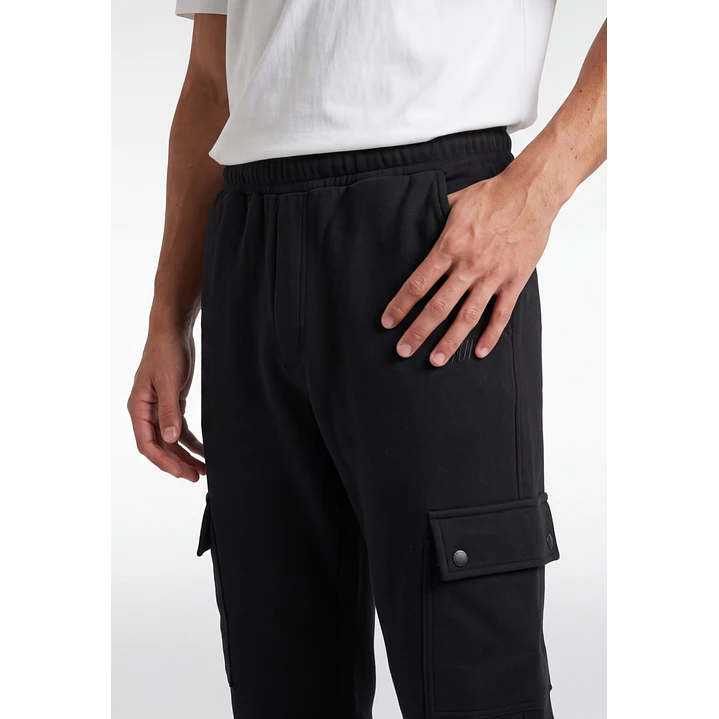 Buzo Ajustable Cargo Hombre Negro 4
