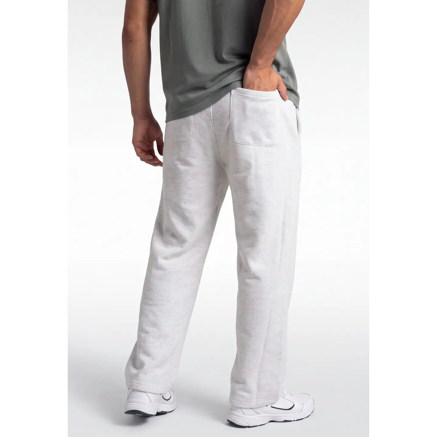 Buzo Super Baggy Hombre Gris 2