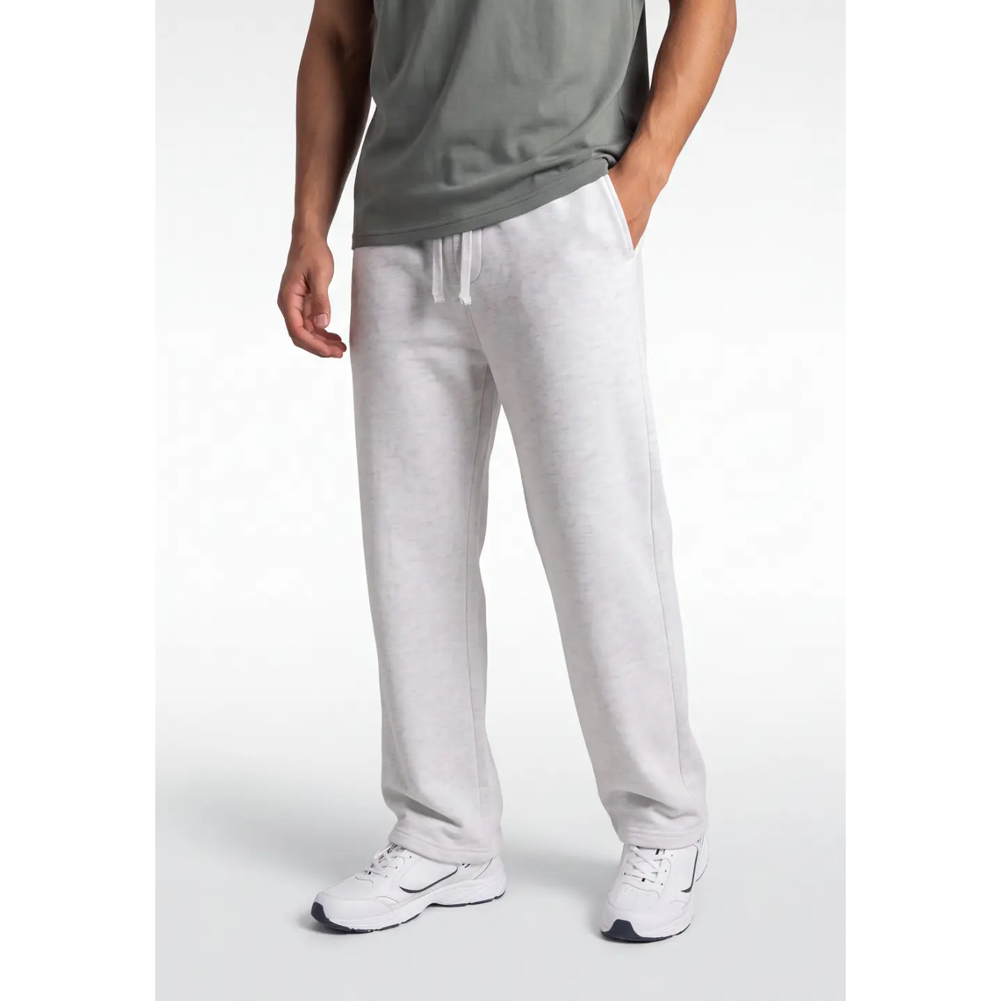 Buzo Super Baggy Hombre Gris 1