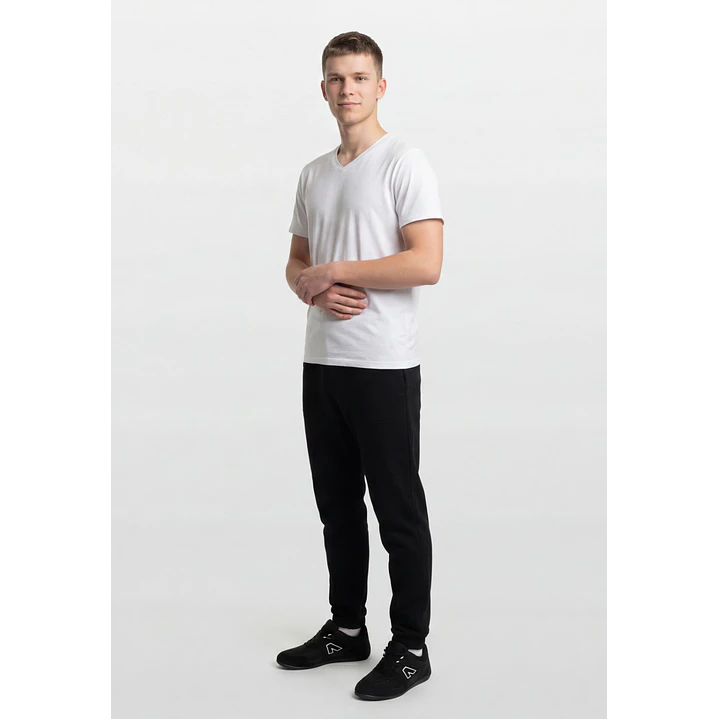 Buzo Básico Jogger Hombre Negro 4