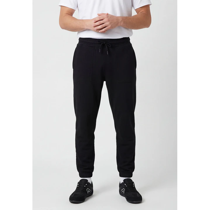 Buzo Básico Jogger Hombre Negro 1