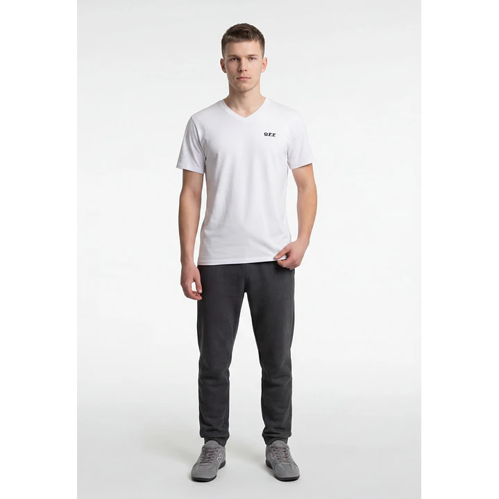Buzo Básico Jogger Hombre Gris 3