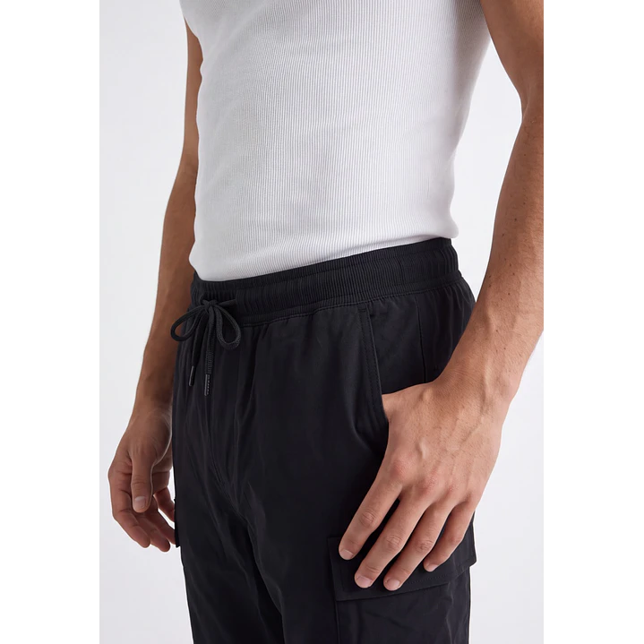 Pantalón Cargo Hombre Negro 4
