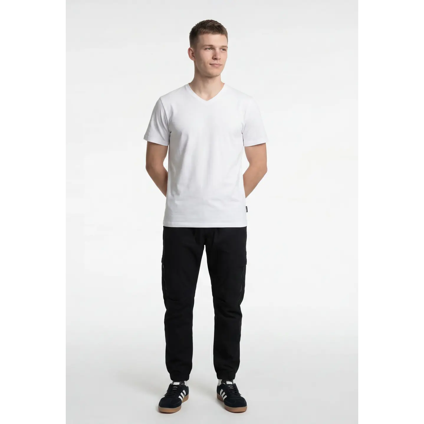Pantalón Cargo Hombre Negro 3