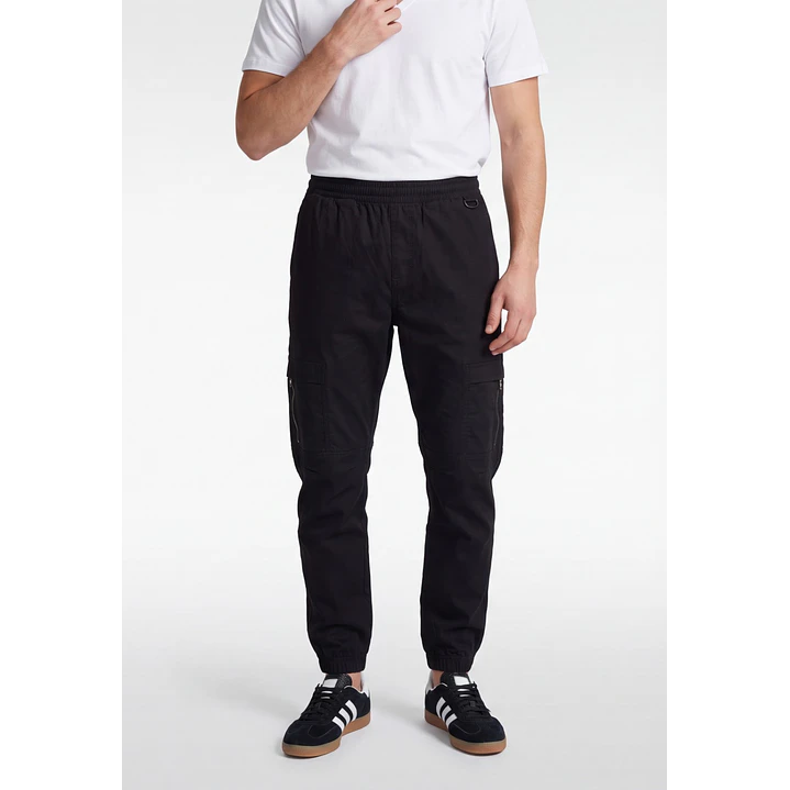 Pantalón Cargo Hombre Negro 1