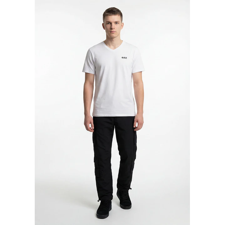 Pantalón Ajustable Cargo Hombre Negro 1