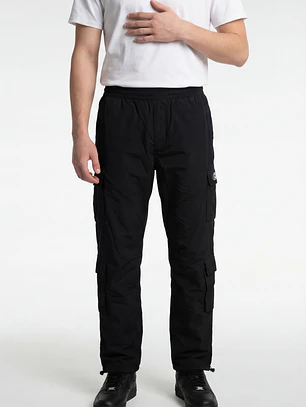 Pantalón Ajustable Cargo Hombre Negro