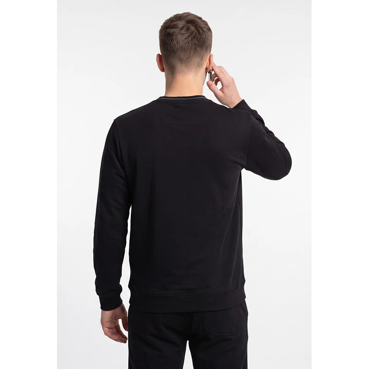 Polerón Elasticado Hombre Negro 2