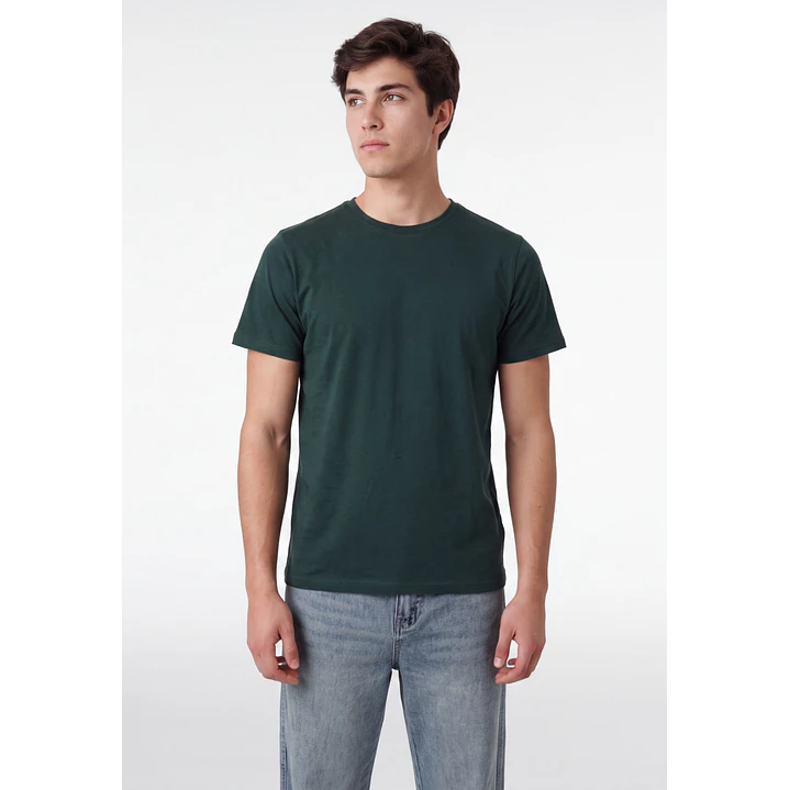 Polera Básica Hombre Verde 1