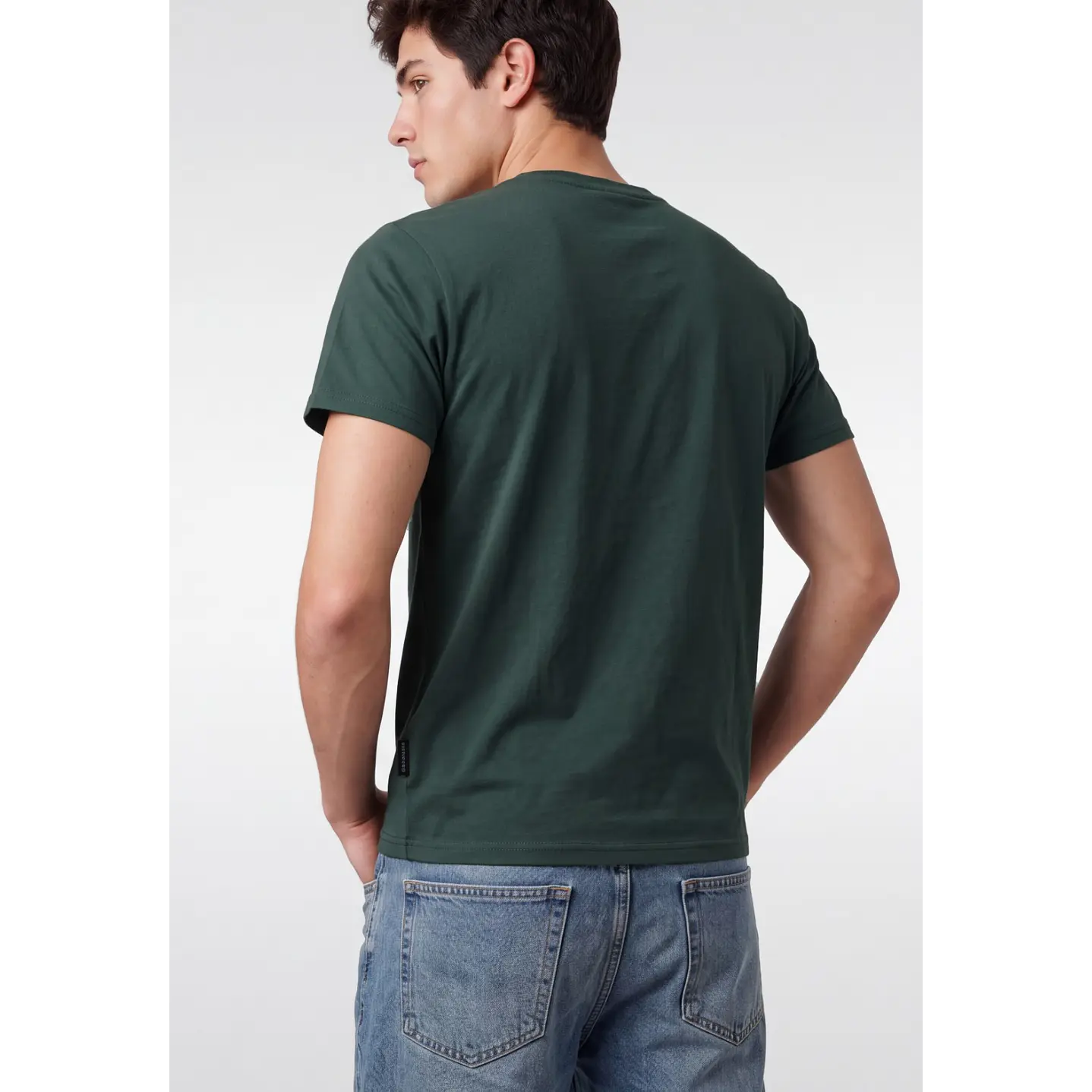 Polera Básica Hombre Verde 2