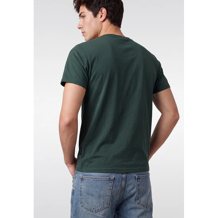 Polera Básica Hombre Verde 2