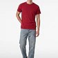 Polera Básica Hombre Rojo - Miniatura 3
