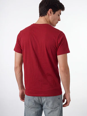 Polera Básica Hombre Rojo