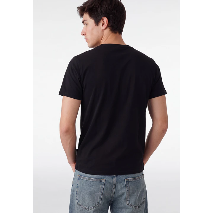 Polera Básica Hombre Negro 2