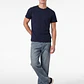 Polera Básica Hombre Azul - Miniatura 3