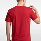 Polera Básica Cuello V Hombre Rojo - Miniatura 2