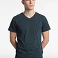 Polera Básica Cuello V Hombre Verde - Miniatura 1