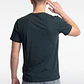 Polera Básica Cuello V Hombre Verde - Miniatura 2