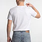 Polera Básica Cuello V Hombre Blanco - Miniatura 2