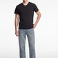 Polera Básica Cuello V Hombre Gris - Miniatura 3