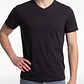 Polera Básica Cuello V Hombre Gris - Miniatura 1