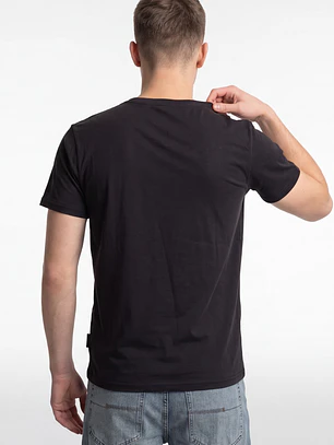 Polera Básica Cuello V Hombre Gris