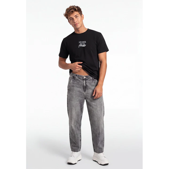 Polera Gallery Hombre Negro 3