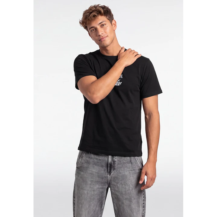 Polera Gallery Hombre Negro 4