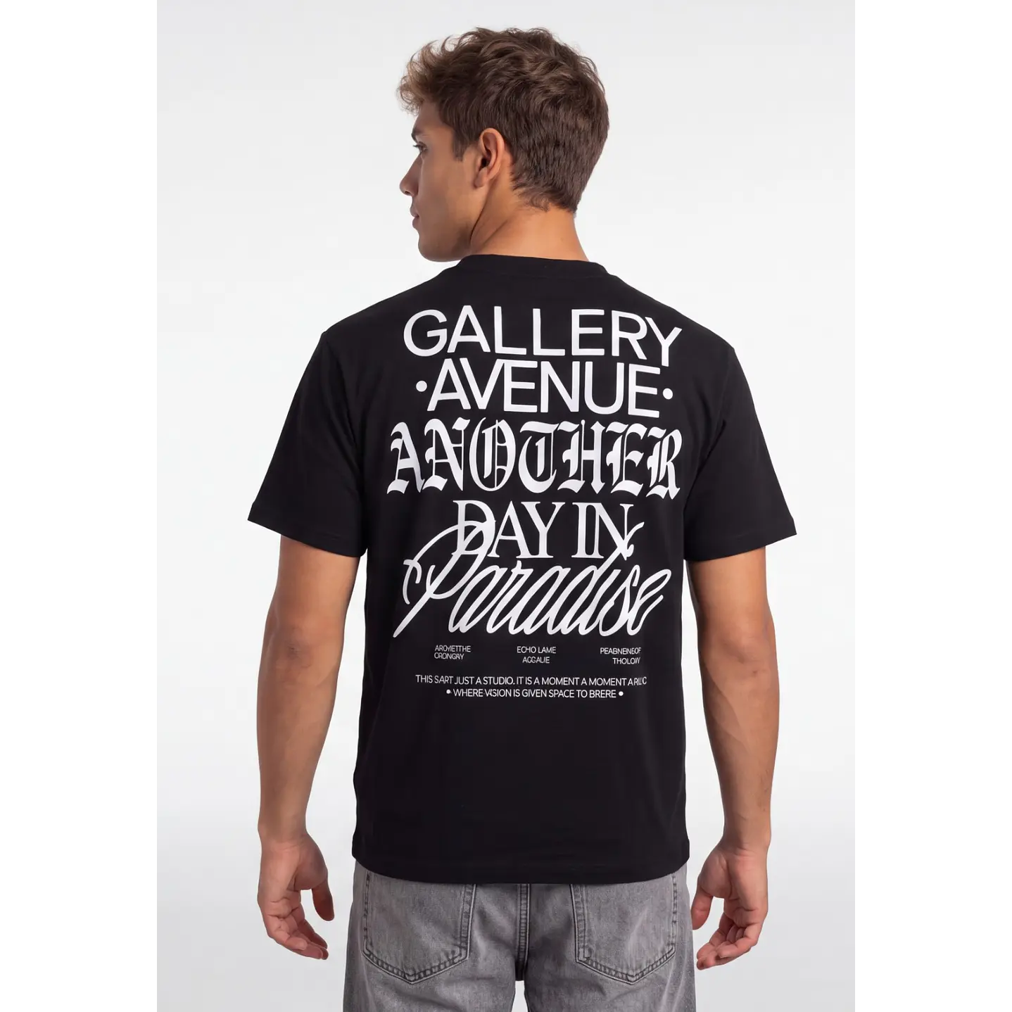 Polera Gallery Hombre Negro 1