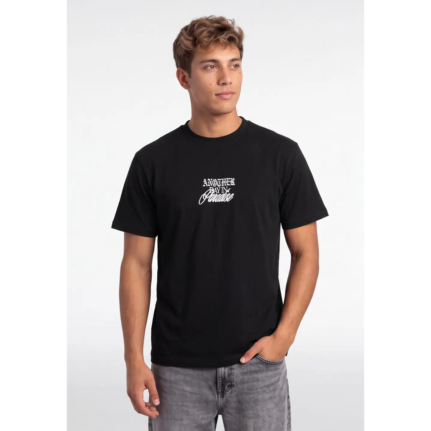 Polera Gallery Hombre Negro 2