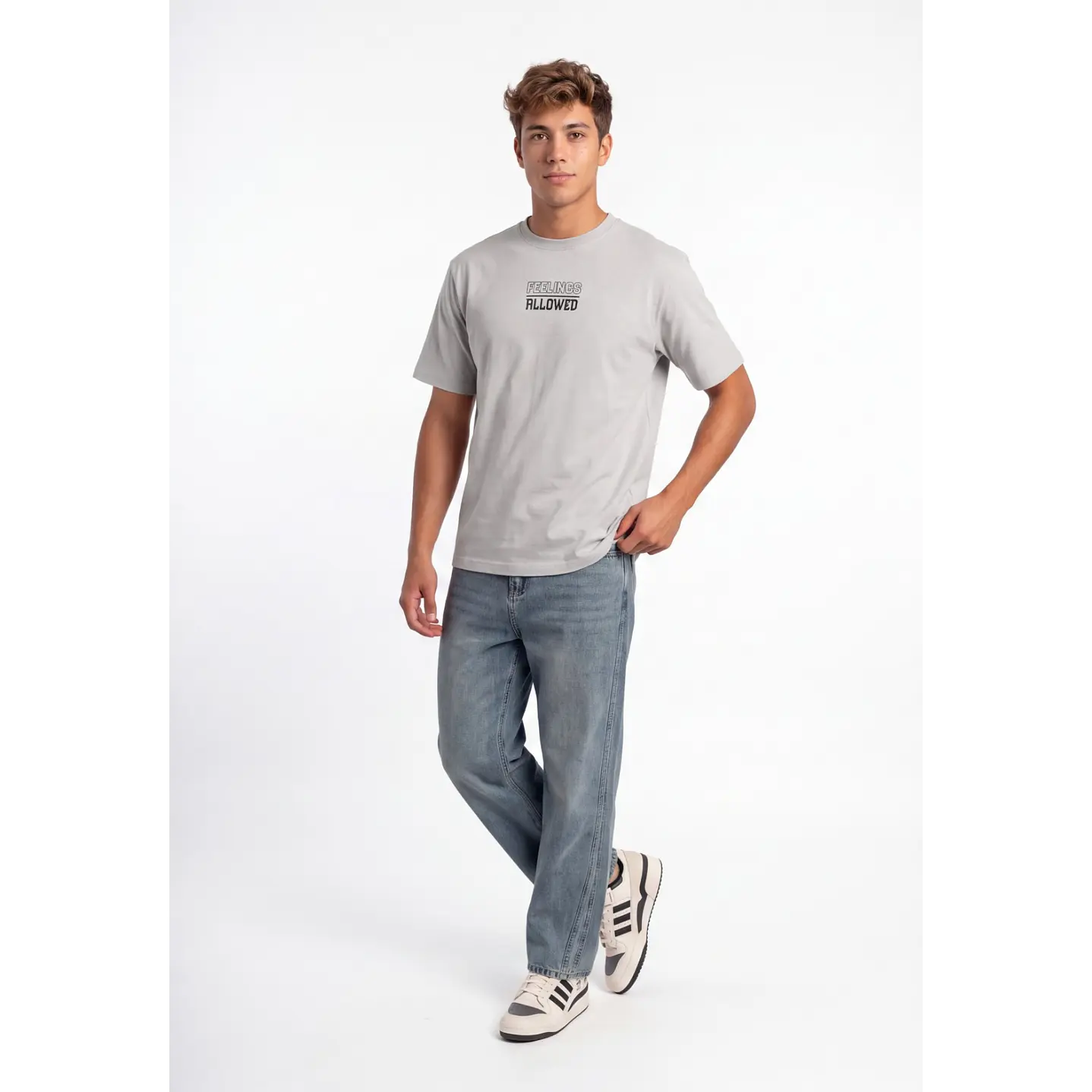 Polera Allowed Hombre Gris 3