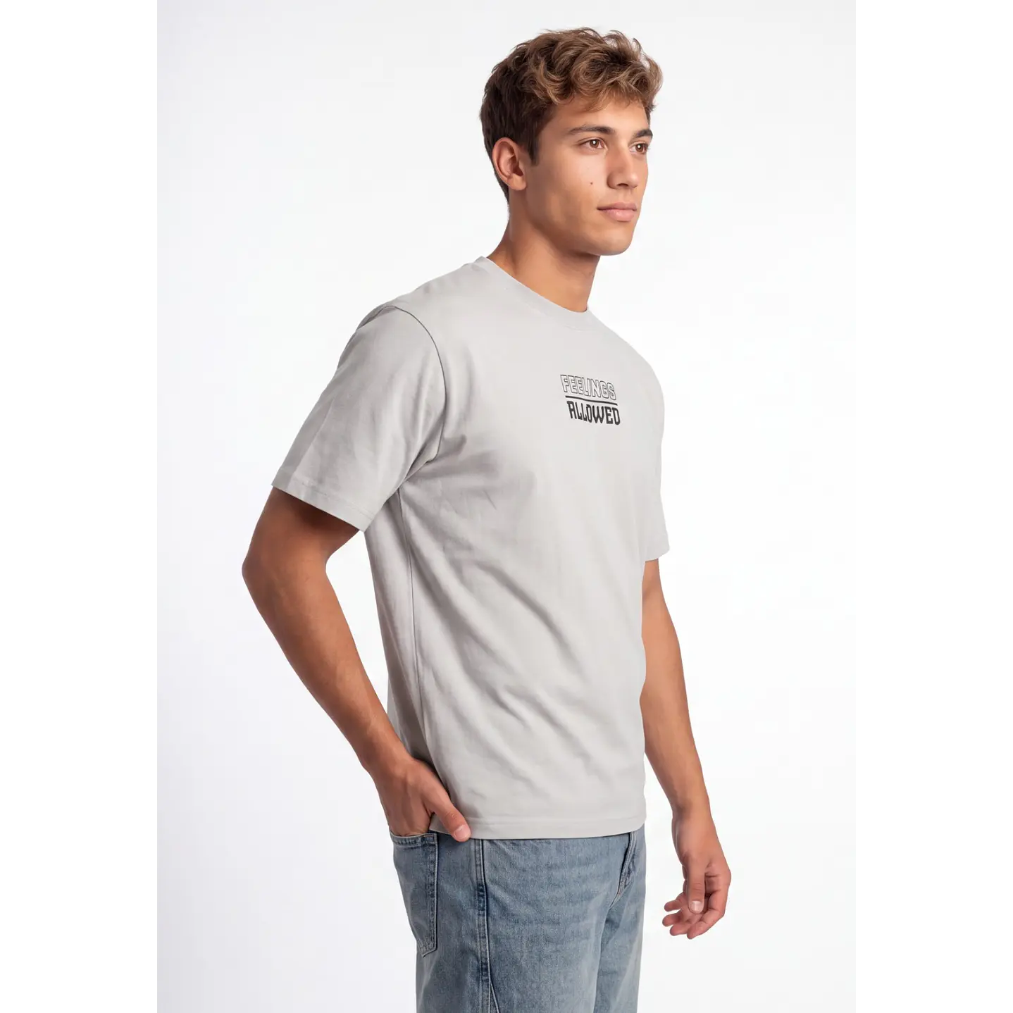 Polera Allowed Hombre Gris 4