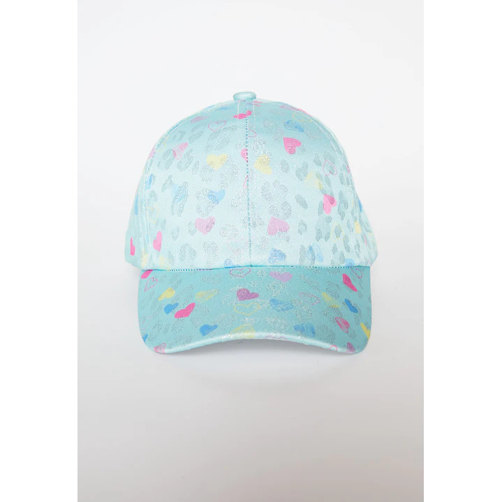 Gorro Corazón Celeste 3