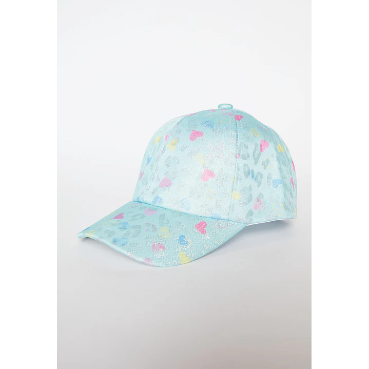 Gorro Corazón Celeste 1
