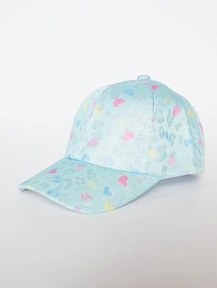 Gorro Corazón Celeste
