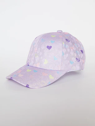 Gorro Corazón Morado