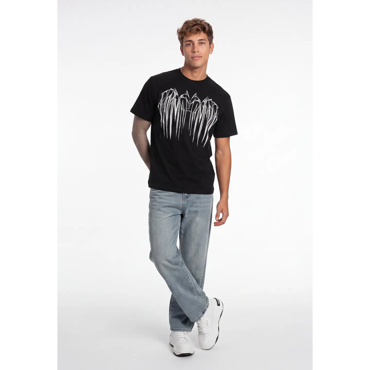 Polera Death Metal Hombre Negro 3