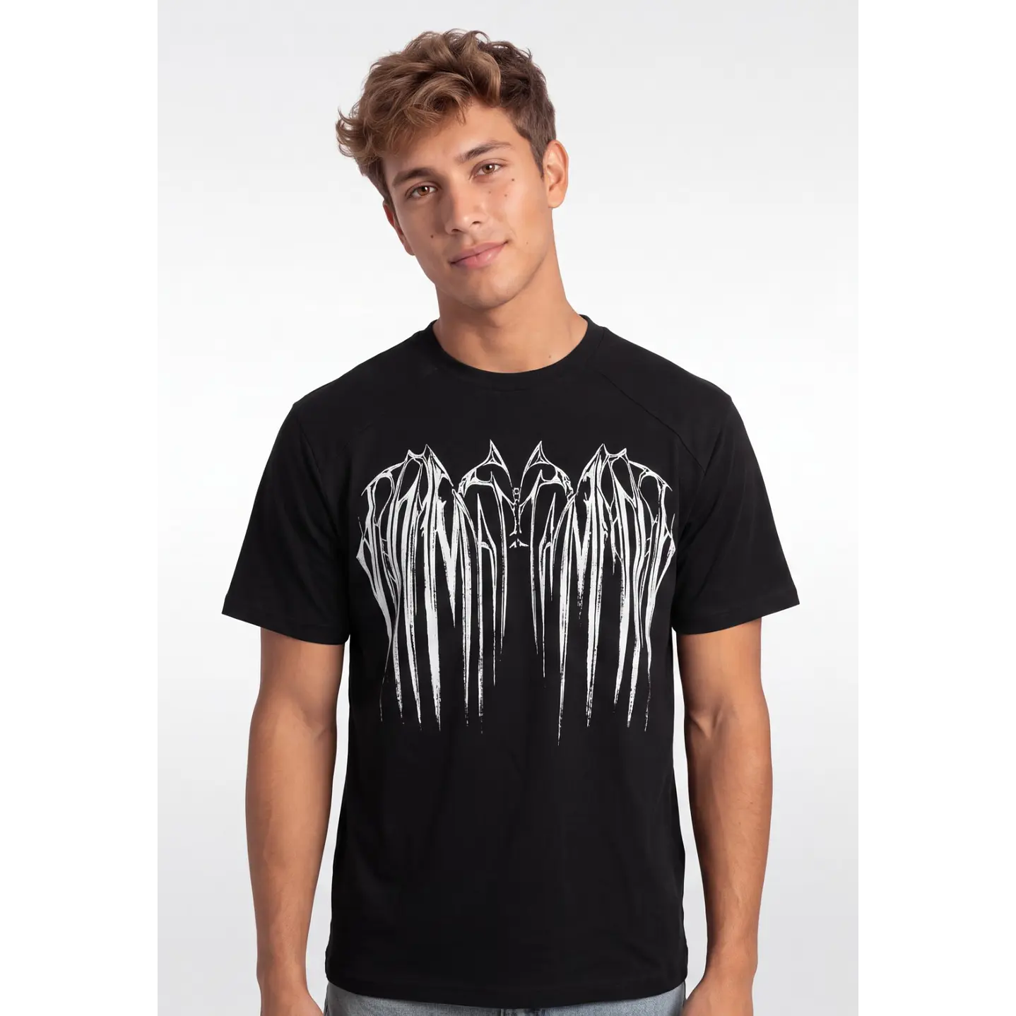 Polera Death Metal Hombre Negro 4