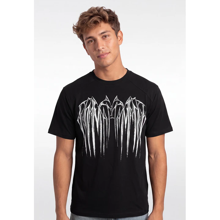 Polera Death Metal Hombre Negro 4
