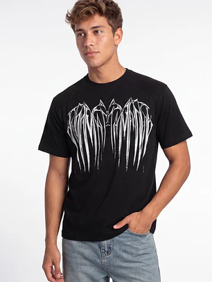 Polera Death Metal Hombre Negro