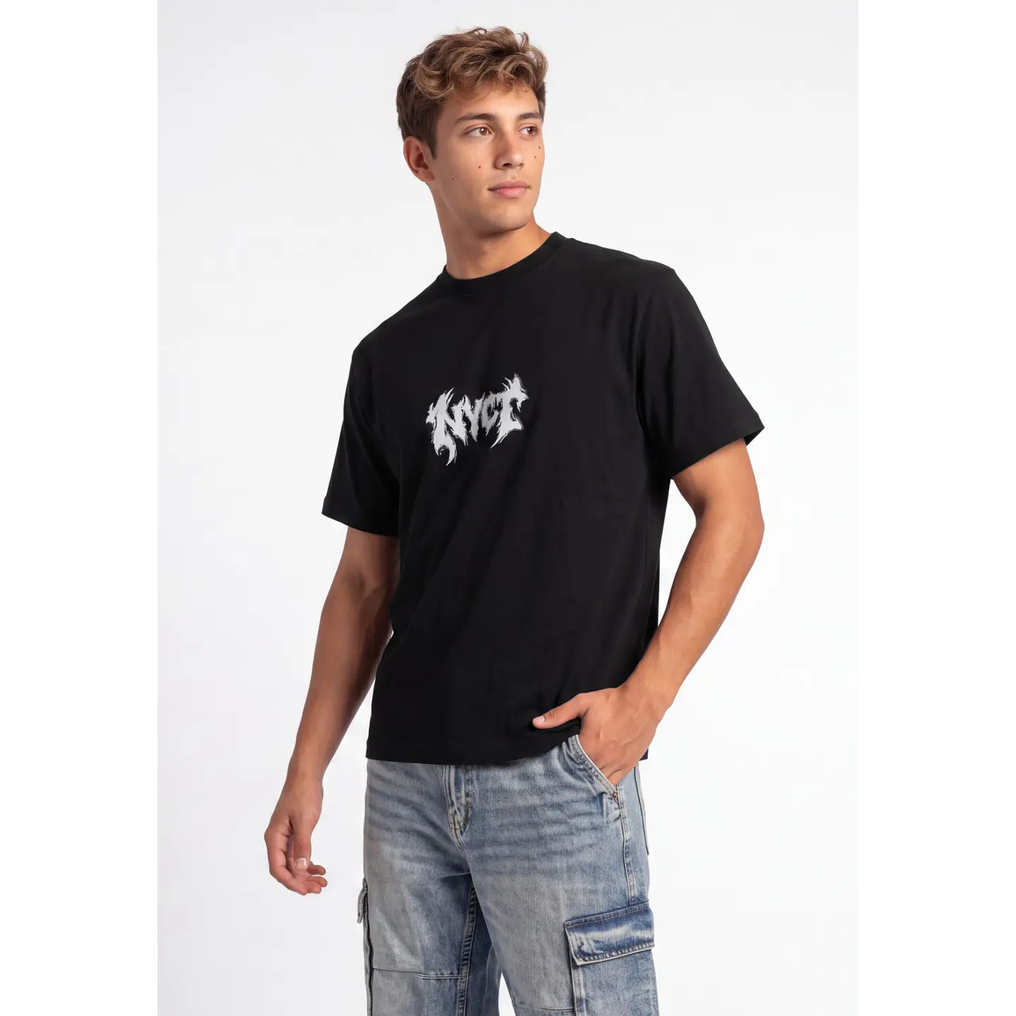 Polera NYC Hombre Negro 4