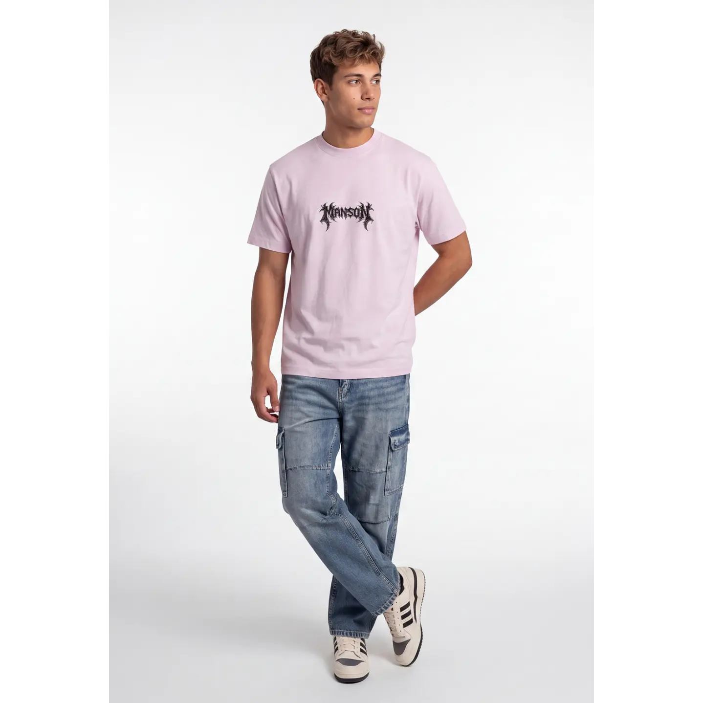 Polera Manson Hombre Rosado 3