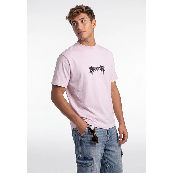 Polera Manson Hombre Rosado 4