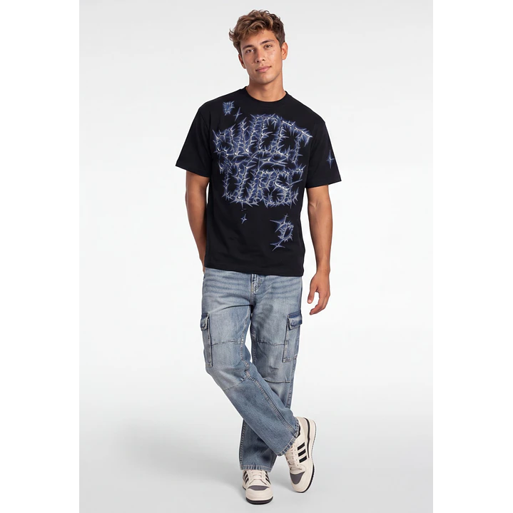 Polera Gothic Hombre Negro 3
