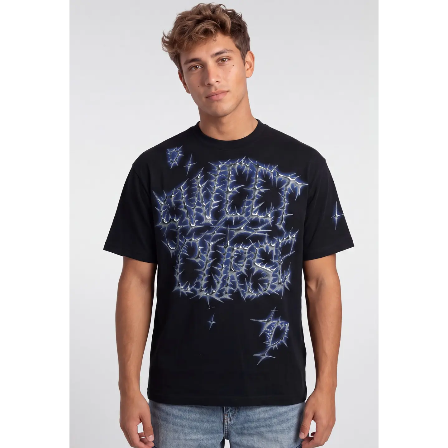 Polera Gothic Hombre Negro 1