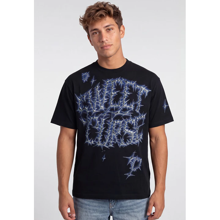 Polera Gothic Hombre Negro 1